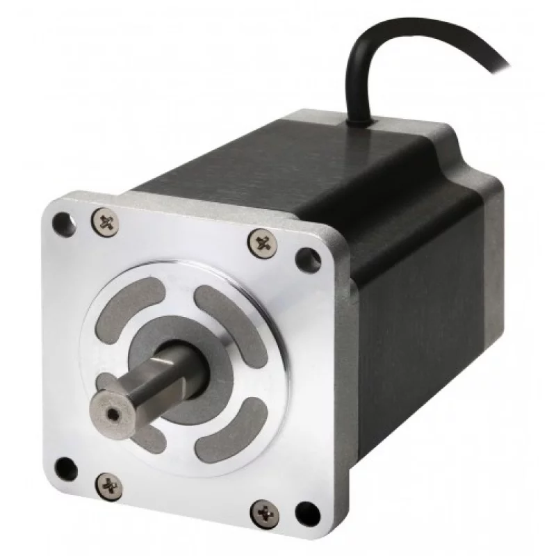 04K-S525 Шаговый двигатель 0,4 kgf.cm, 5 выводов, 0,75 А, с выступающим валом, S24 X L46.5, 24VDC/0.75A