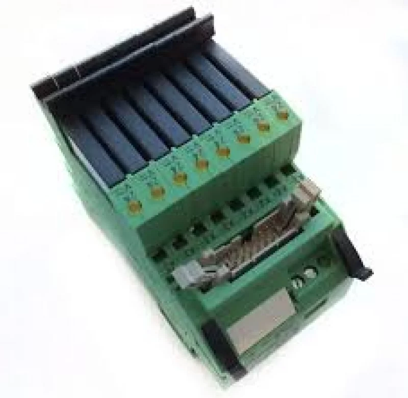Терминальная колодка для 8 выходов; гнезда для реле или транз, винтовые соединения TB-8EY-S