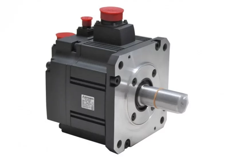 Серводвигатель HC-SFS202B оснащен тормозом